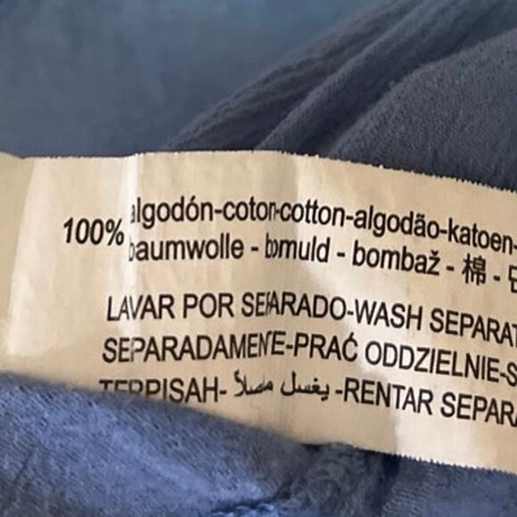 Zara Blue Eyelet Embroidered Ruffle Frill Peplum Long Sleeve Blouse Shirt Top M - Picture 5 of 5